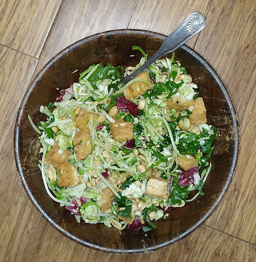 tofu peanut salad